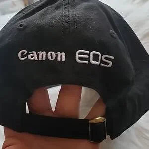 Canon EOS R Black Dad\'s Cap Hat Black dad hat Canon Cinema EOS cameras snapback HAT baseball  main image 3